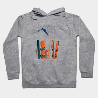 Ski and snowboard leewarddeisgn Hoodie